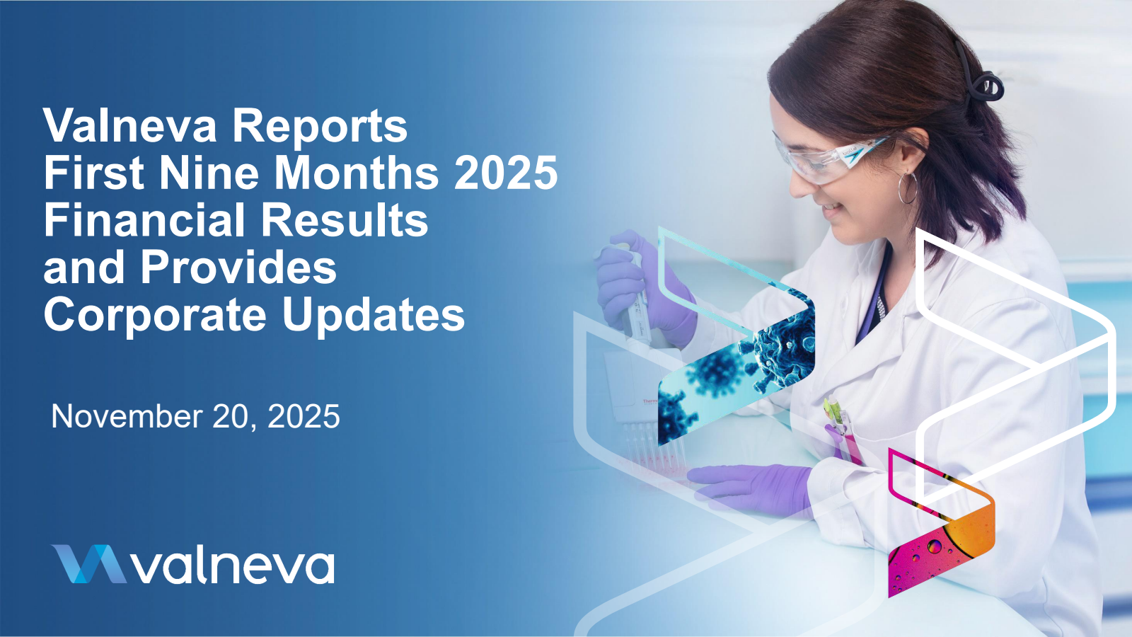 Valneva's Q3 2025 Slide Deck