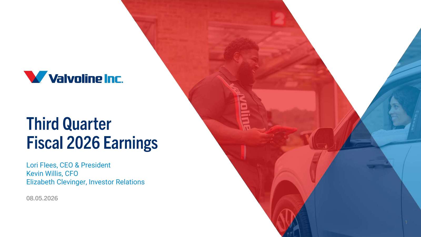 Valvoline's Q3 2026 Slide Deck