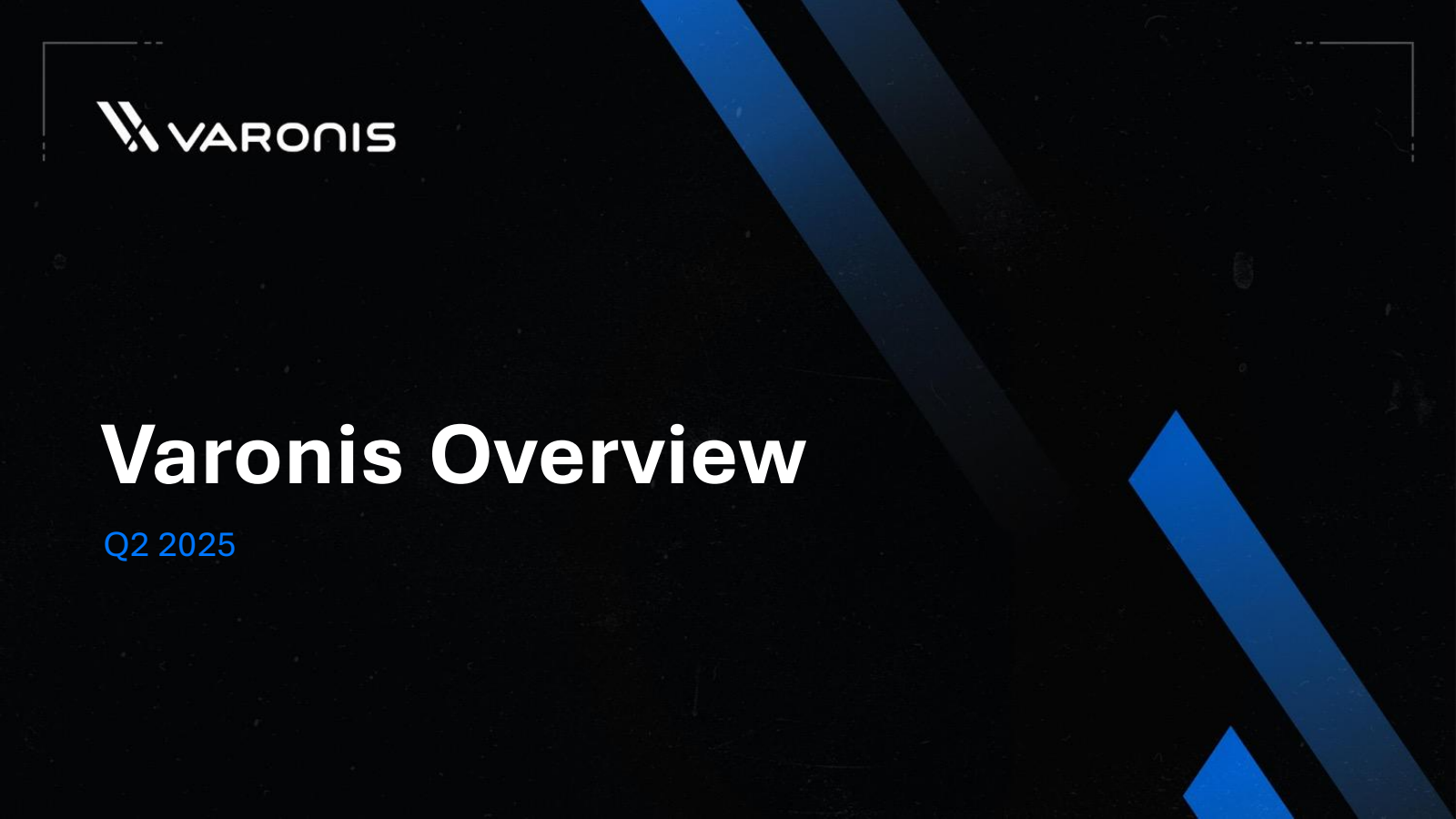 Varonis Systems' Q2 2025 Slide Deck