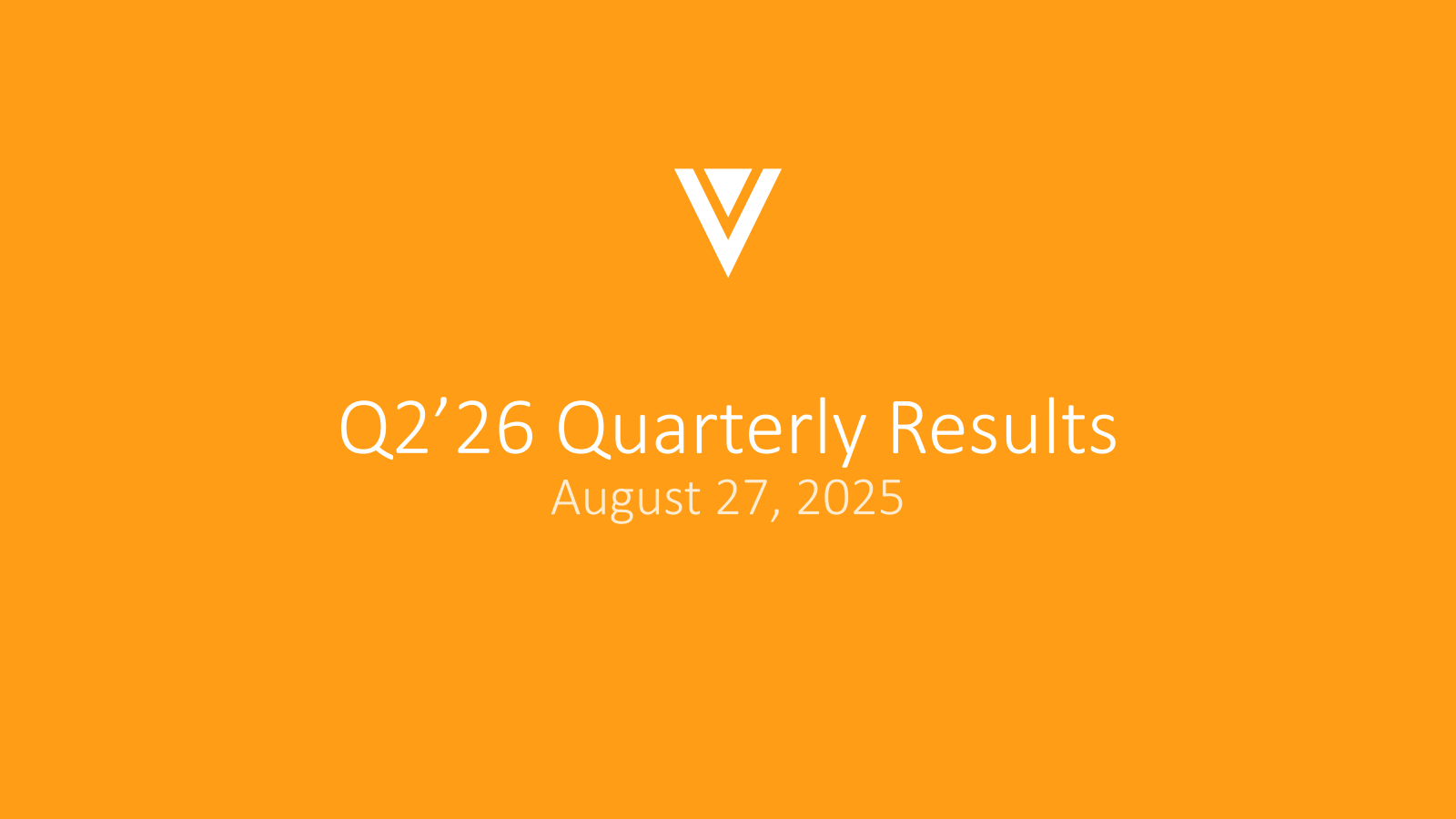 Veeva Systems' Q2 2026 Slide Deck