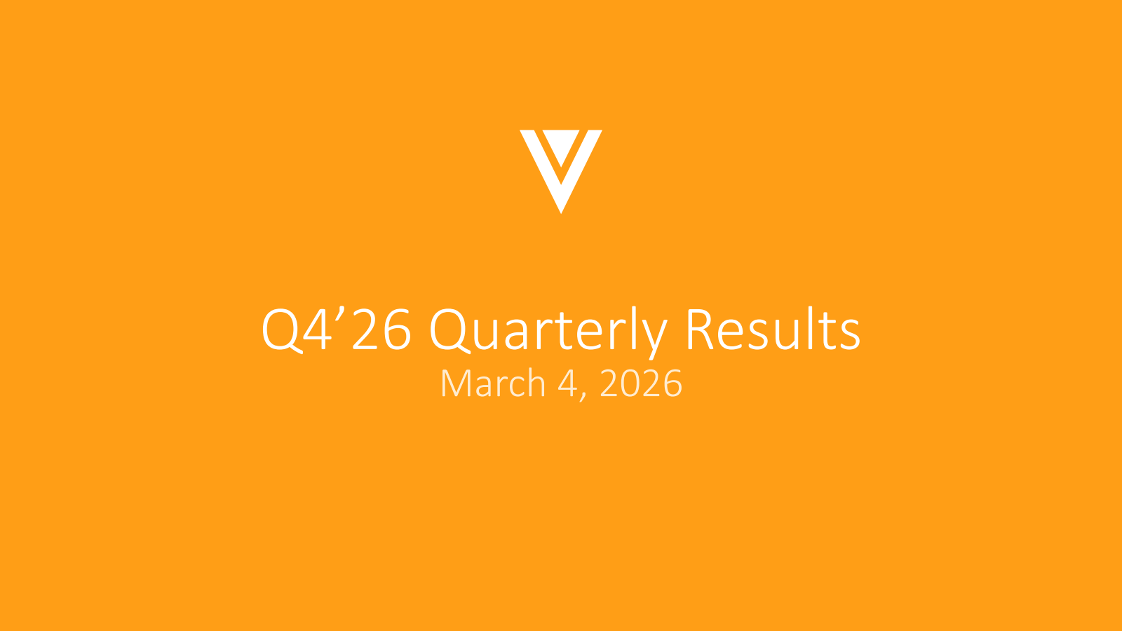 Veeva Systems' Q4 2026 Slide Deck