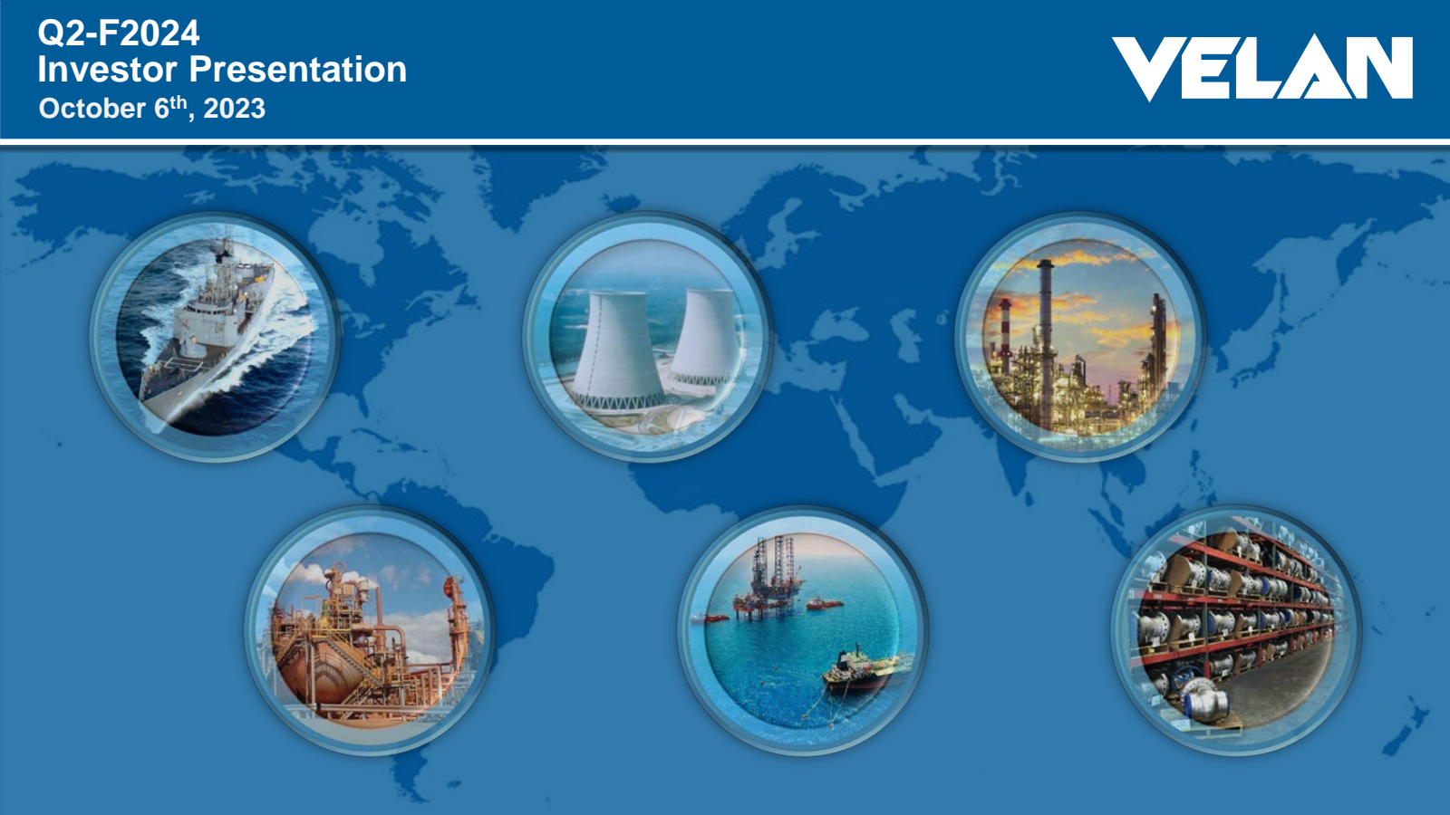 Velan's Q2 2024 Slide Deck