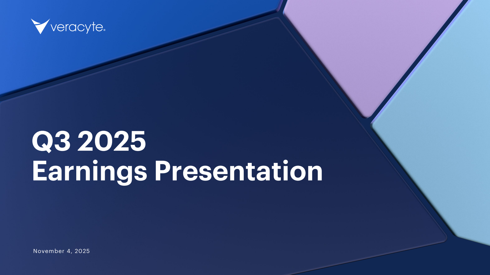 Veracyte's Q3 2025 Slide Deck
