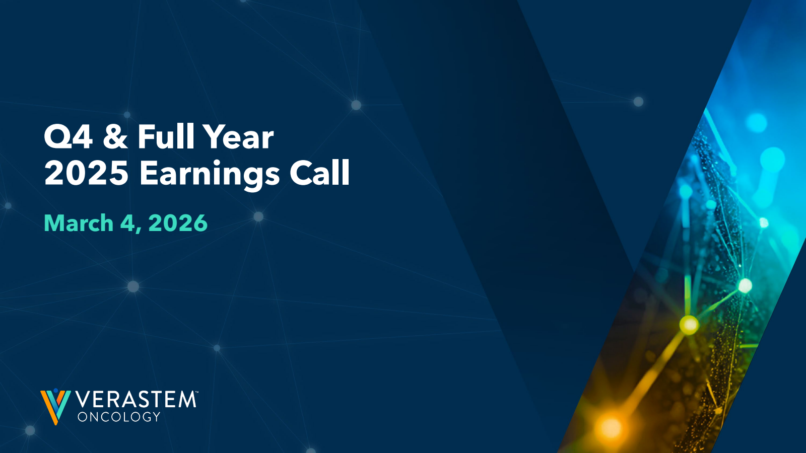 Verastem's Q4 2025 Slide Deck