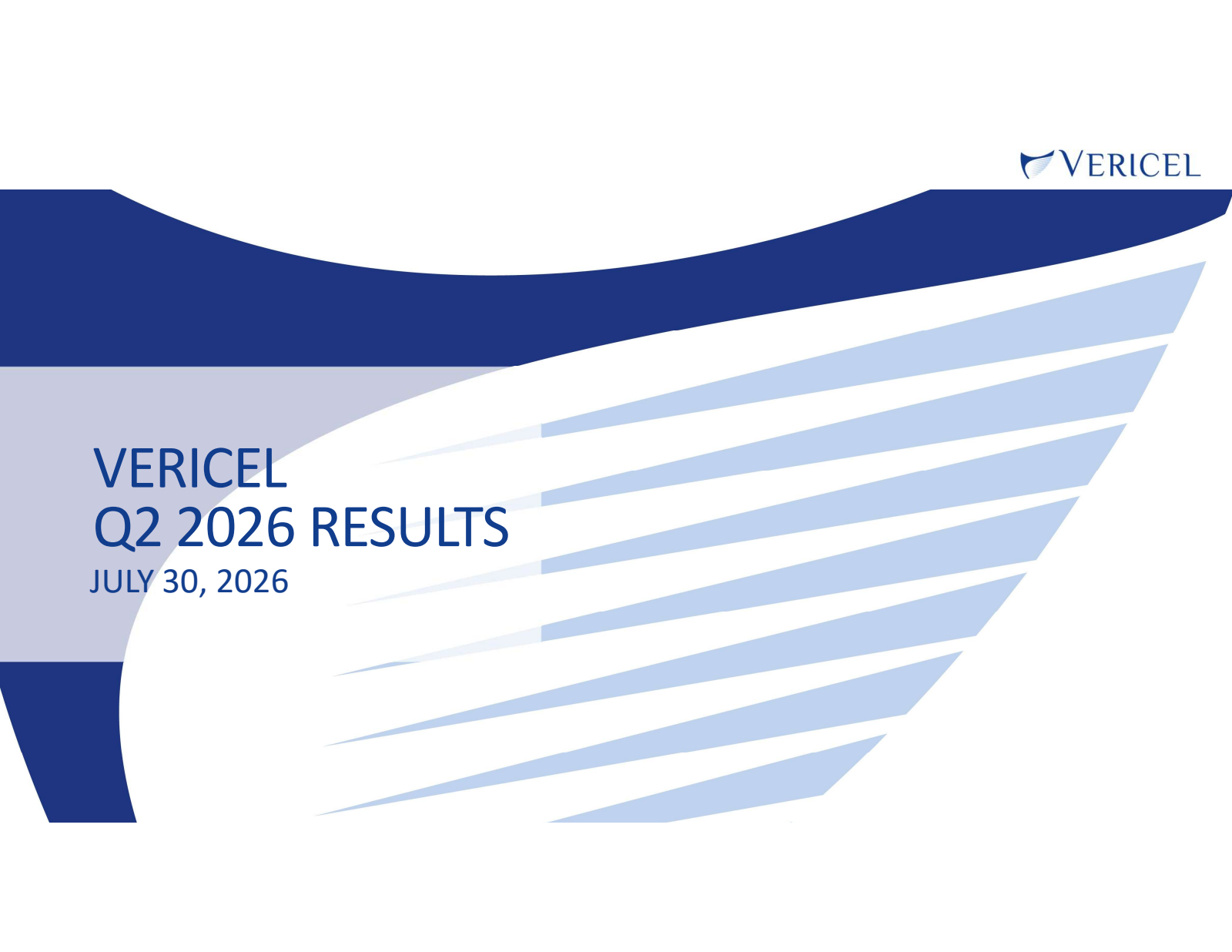 Vericel's Q2 2026 Slide Deck