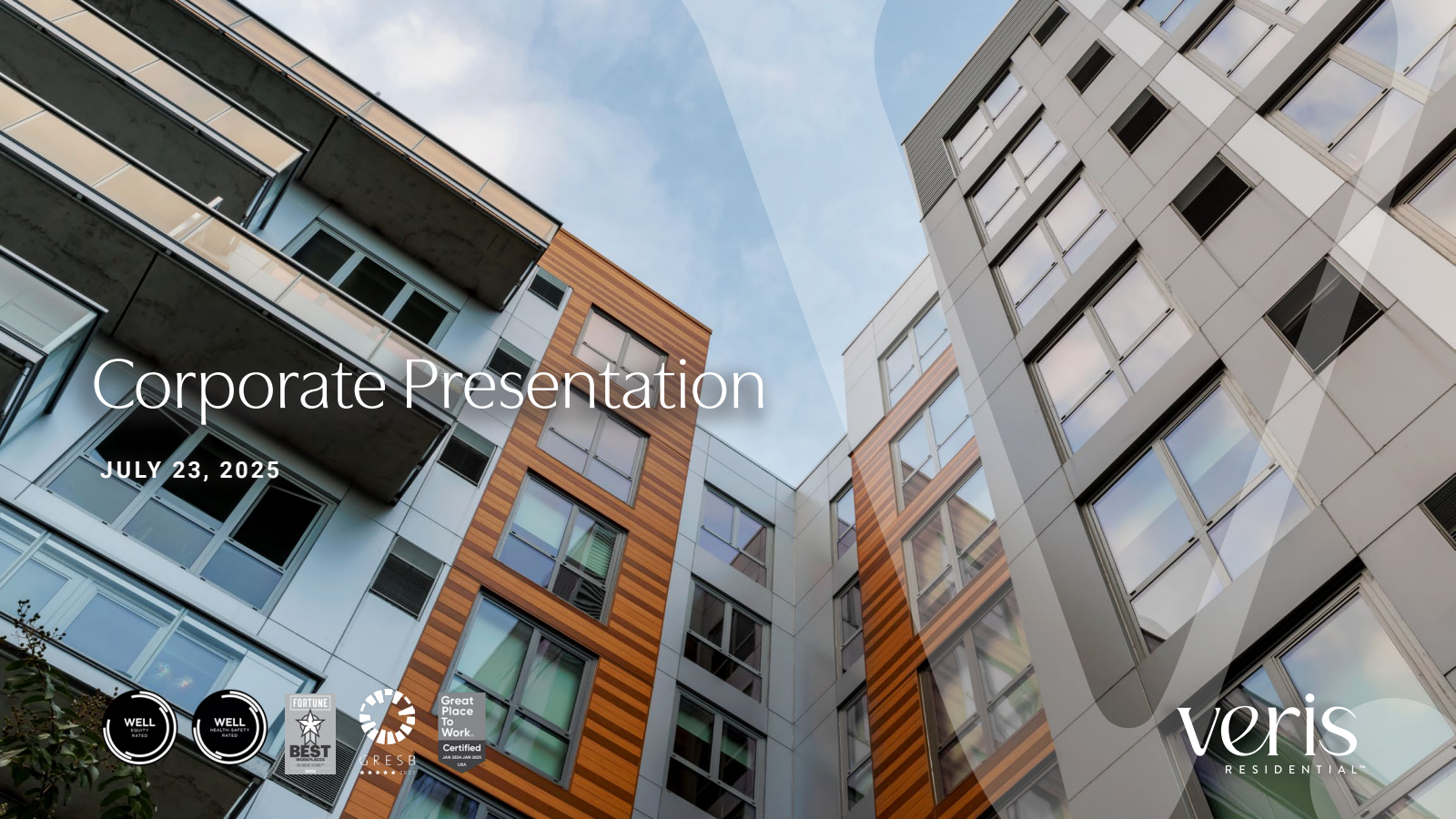 Veris Residential's Q2 2025 Slide Deck