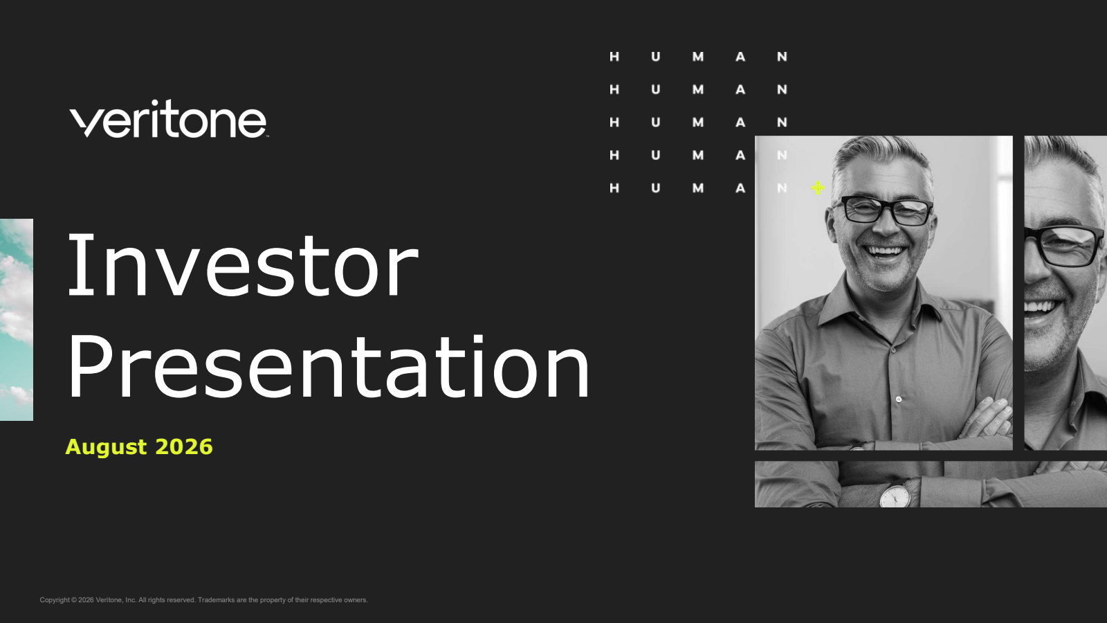 Veritone's Q2 2026 Slide Deck