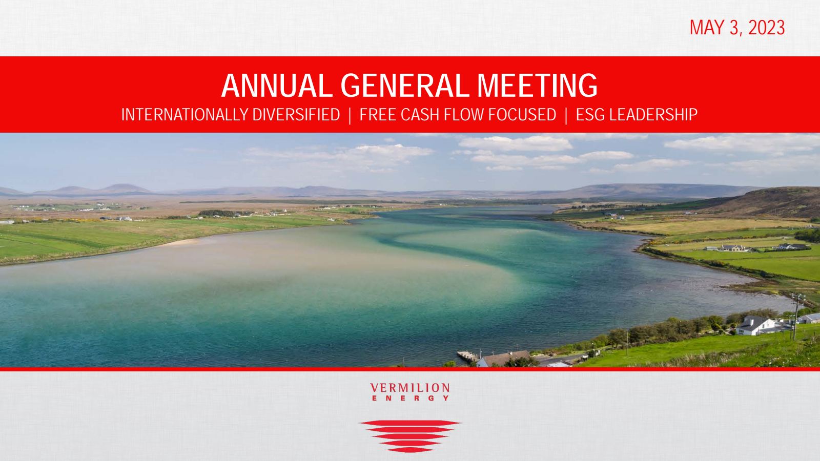 Vermilion Energy's Q1 & AGM 2023 Slide Deck