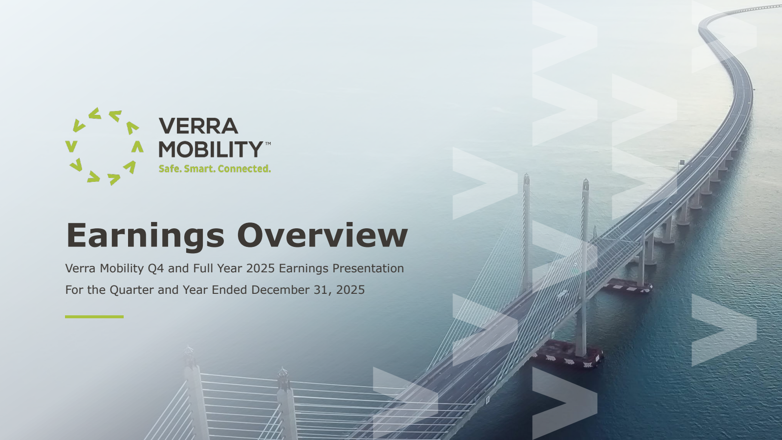 Verra Mobility's Q4 2025 Slide Deck