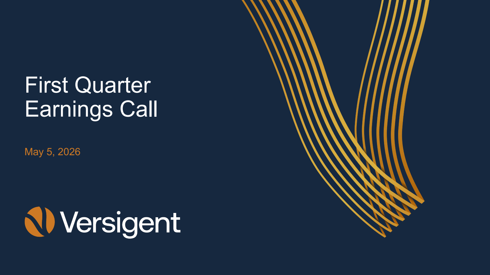 Versigent's Q1 2026 Slide Deck