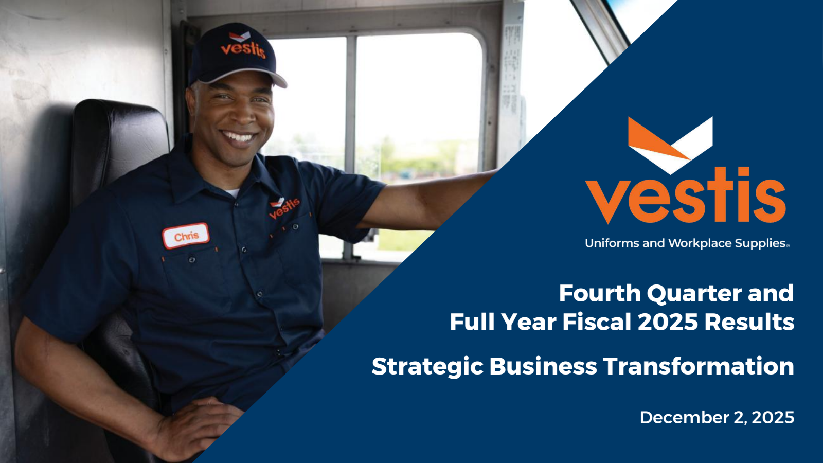 Vestis' Q4 2025 Slide Deck