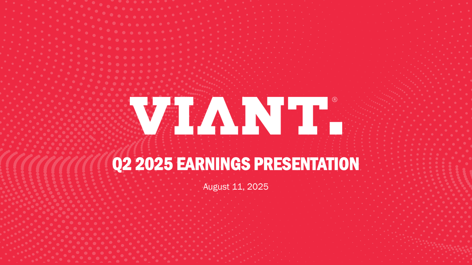 Viant Technology's Q2 2025 Slide Deck