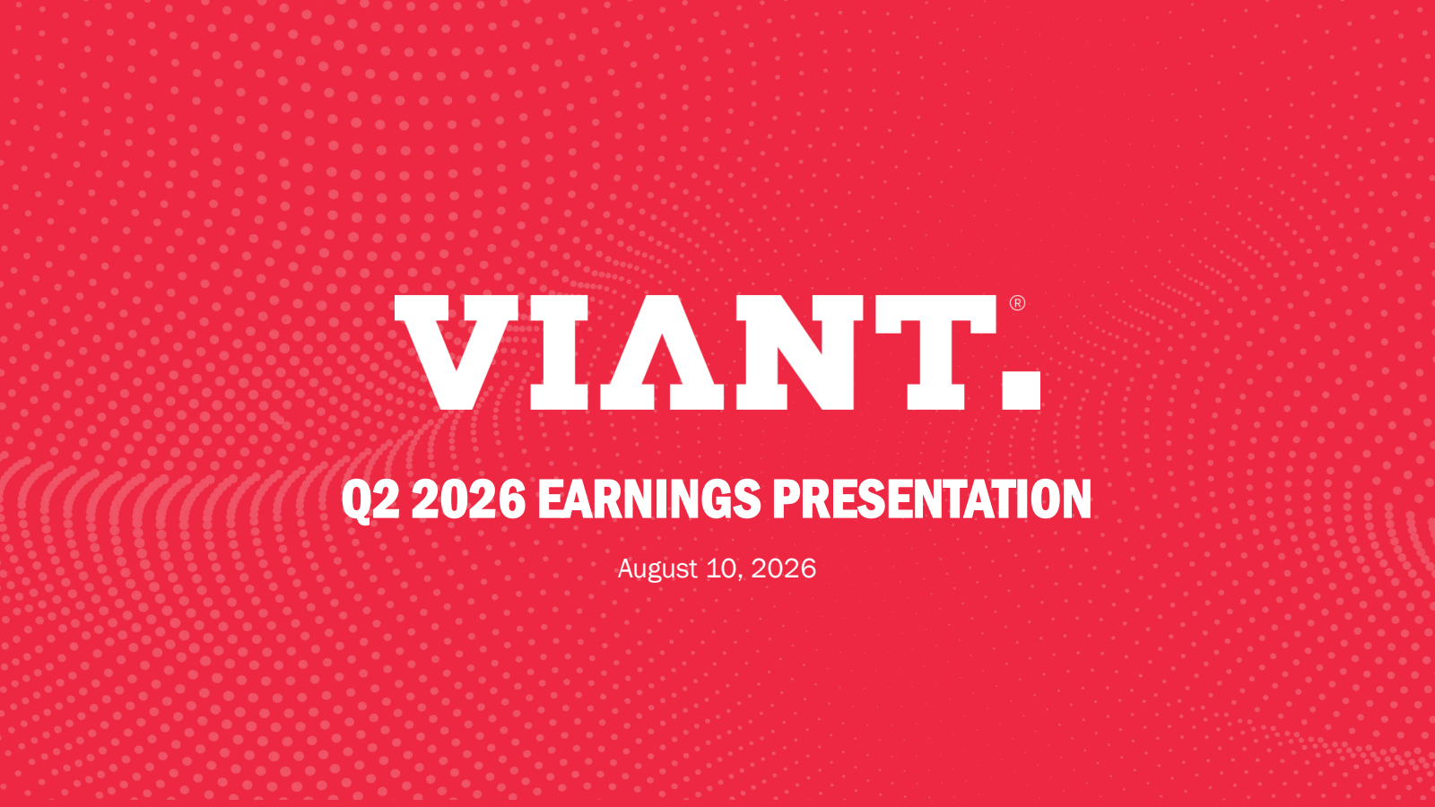 Viant Technology's Q2 2026 Slide Deck