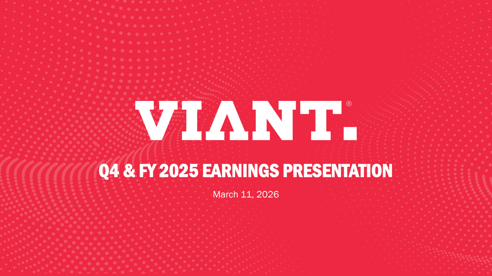 Viant Technology's Q4 2025 Slide Deck