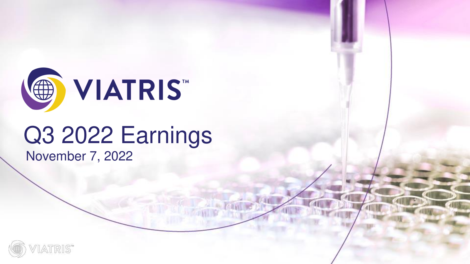 Viatris' Q3 2022 Slide Deck