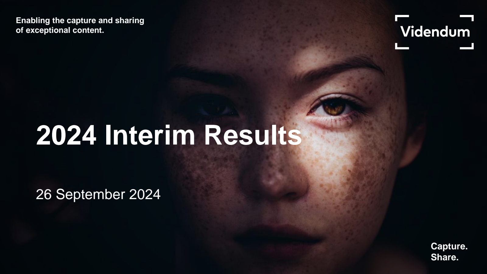 Videndum's H1 2024 Slide Deck