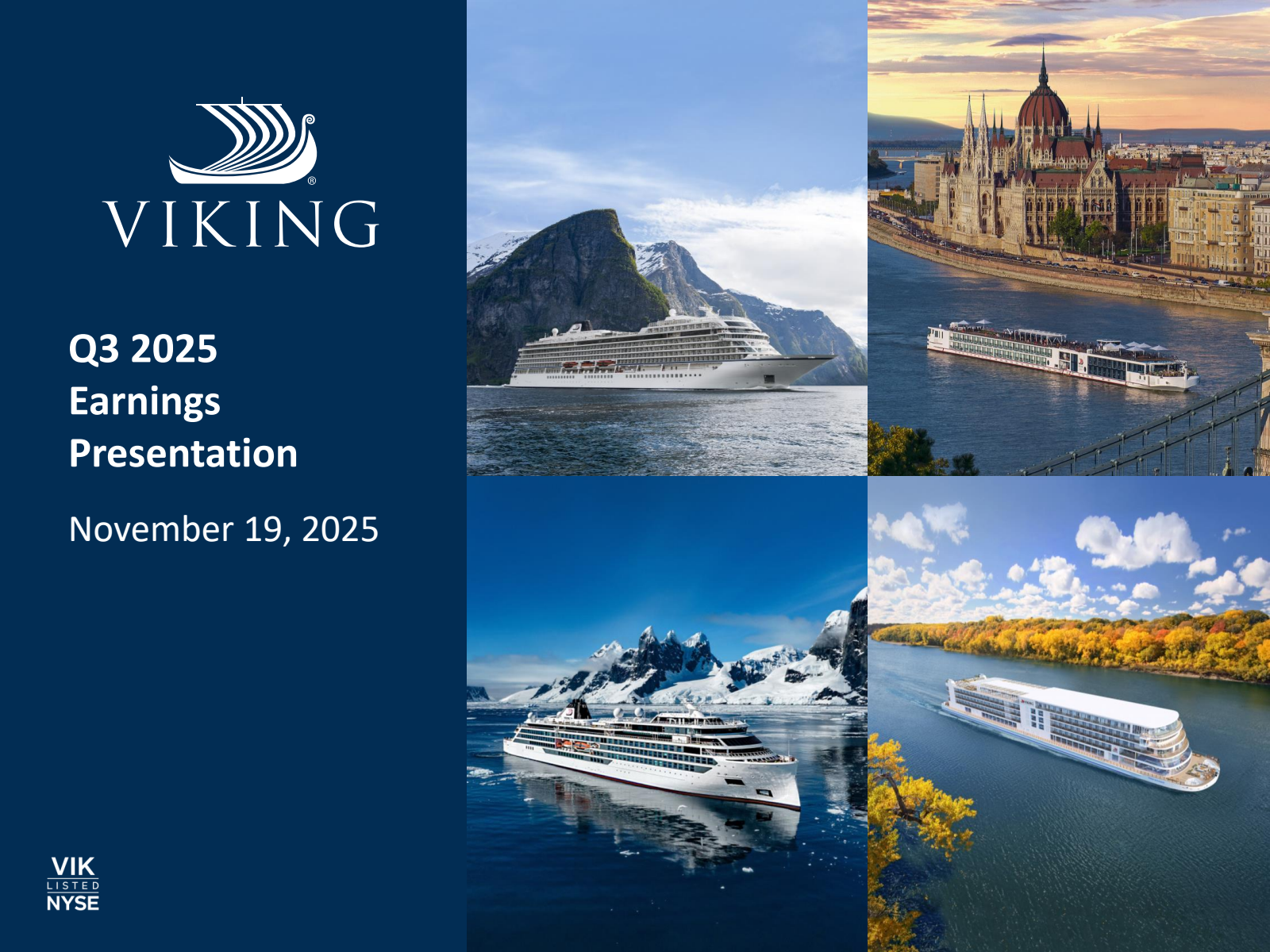 Viking's Q3 2025 Slide Deck