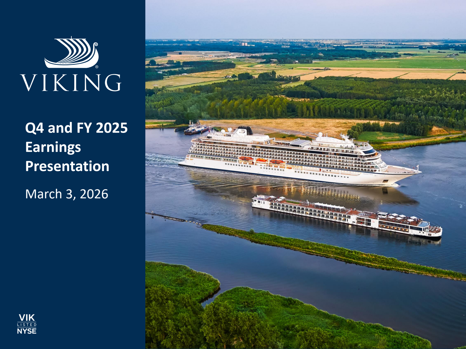 Viking's Q4 2025 Slide Deck