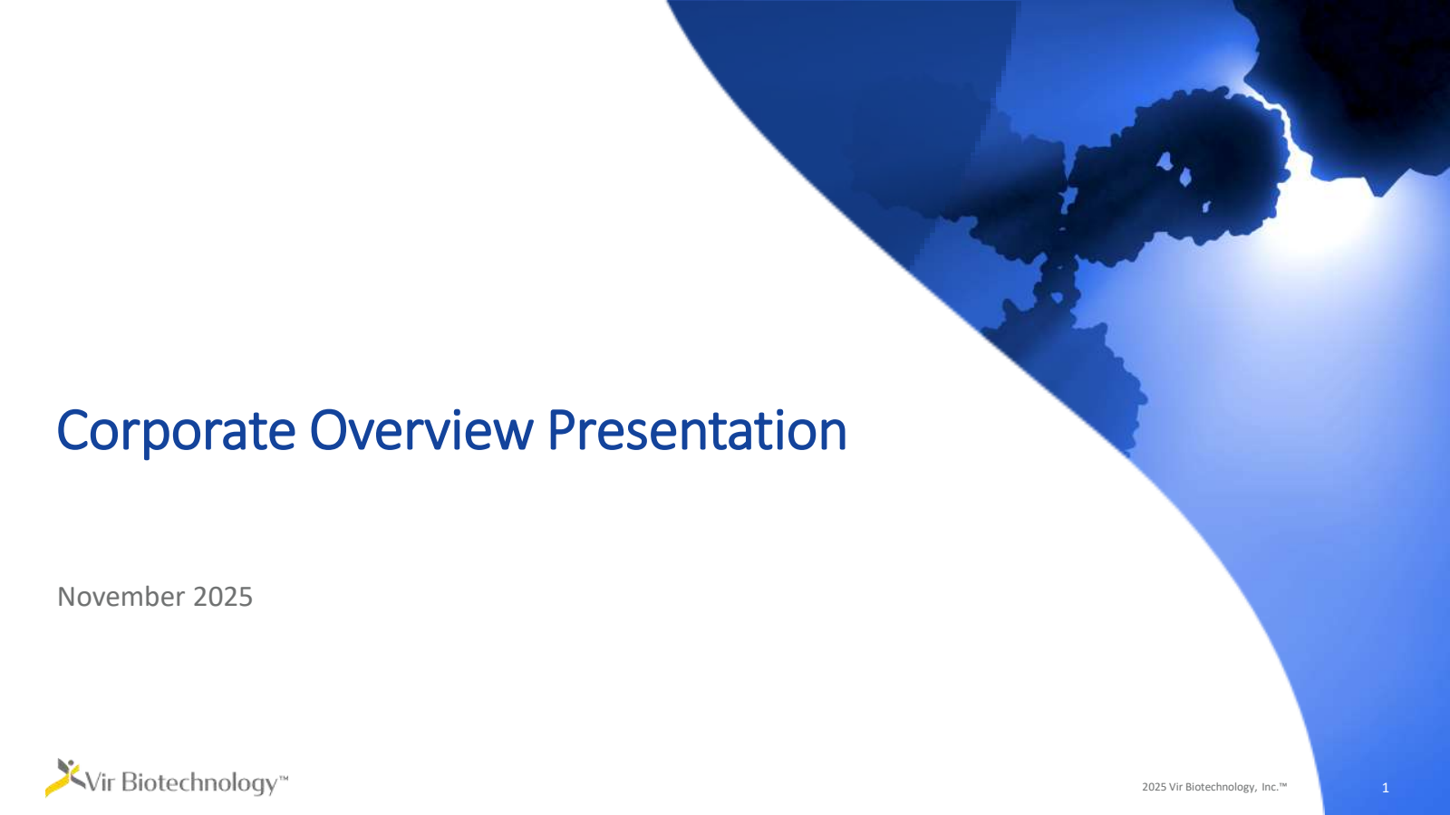 Vir Biotechnology's Q3 2025 Slide Deck