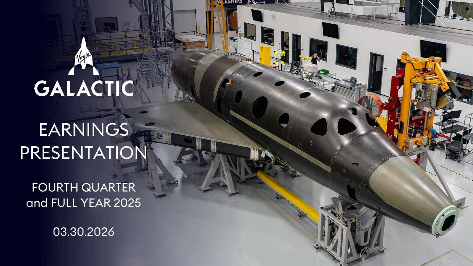 Virgin Galactic's Q4 2025 Slide Deck