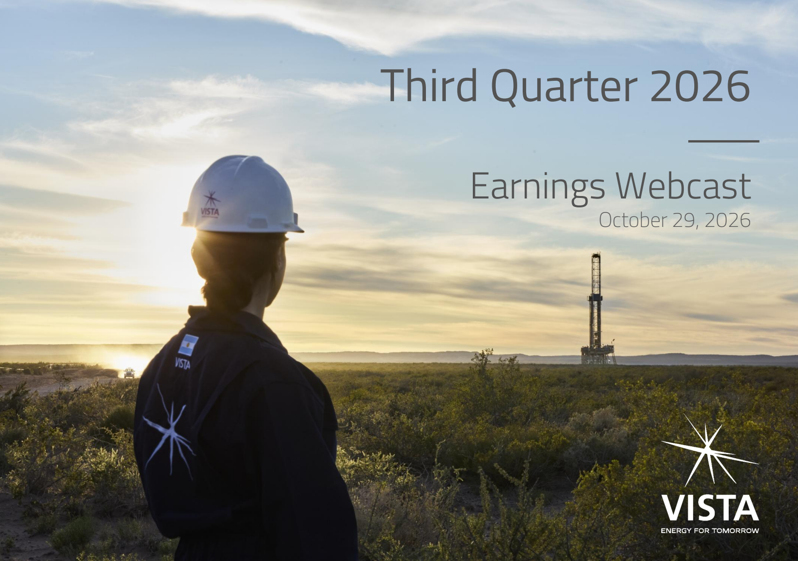 Vista Energy's Q3 2026 Slide Deck