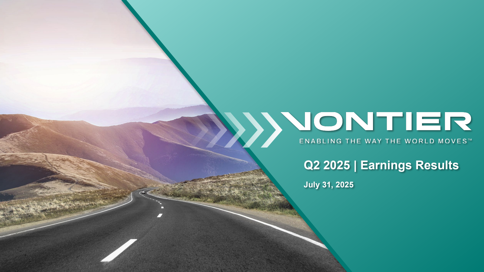 Vontier's Q2 2025 Slide Deck