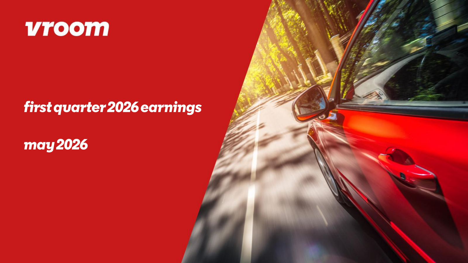Vroom's Q1 2026 Slide Deck