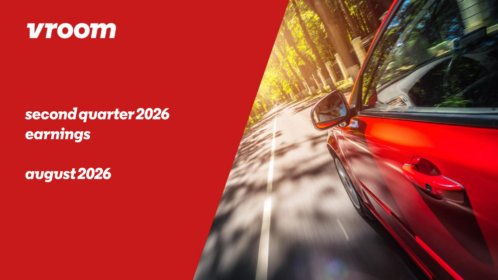 Vroom's Q2 2026 Slide Deck