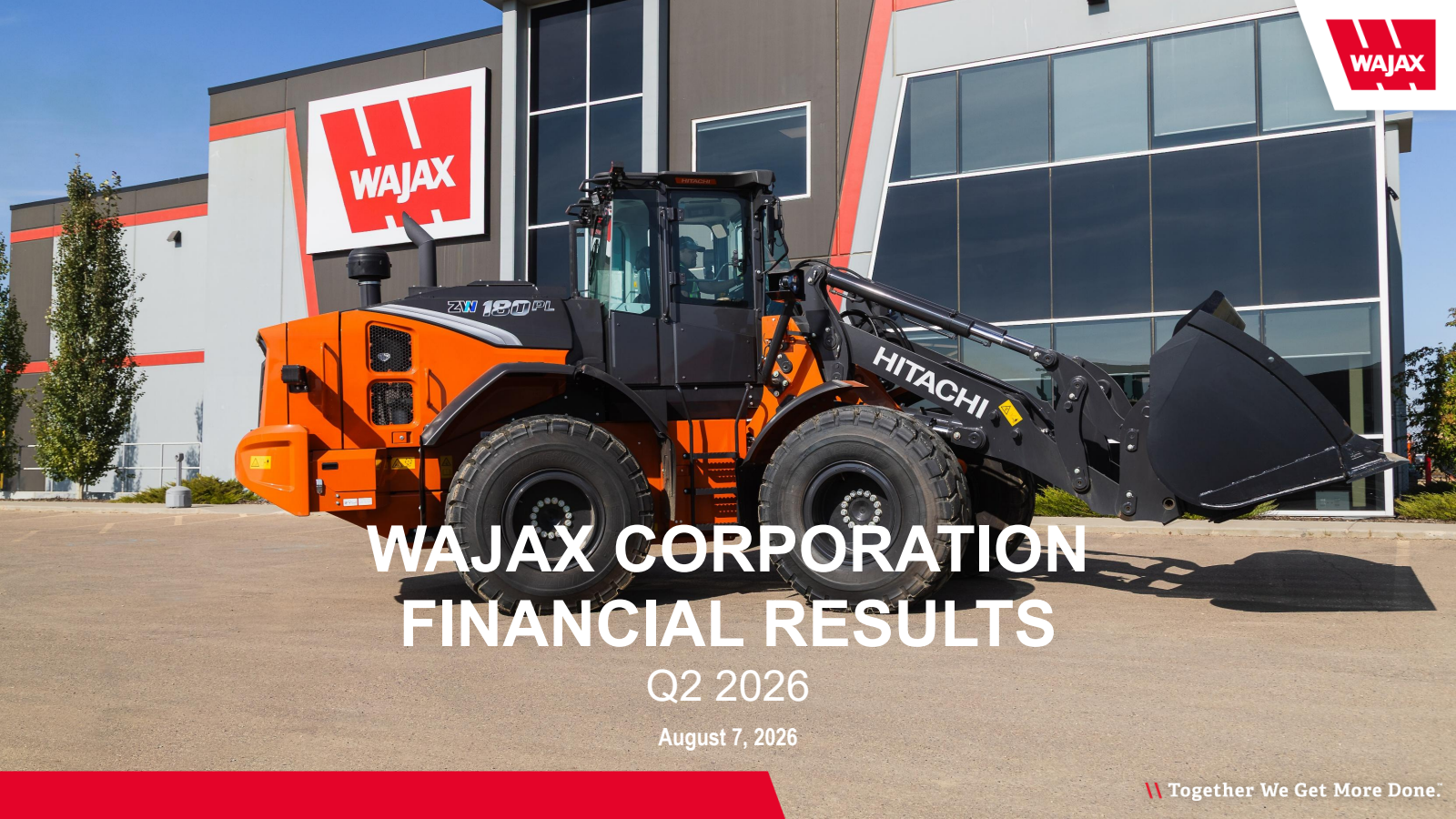 Wajax's Q2 2026 Slide Deck