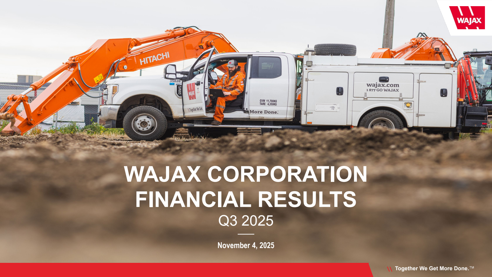 Wajax's Q3 2025 Slide Deck