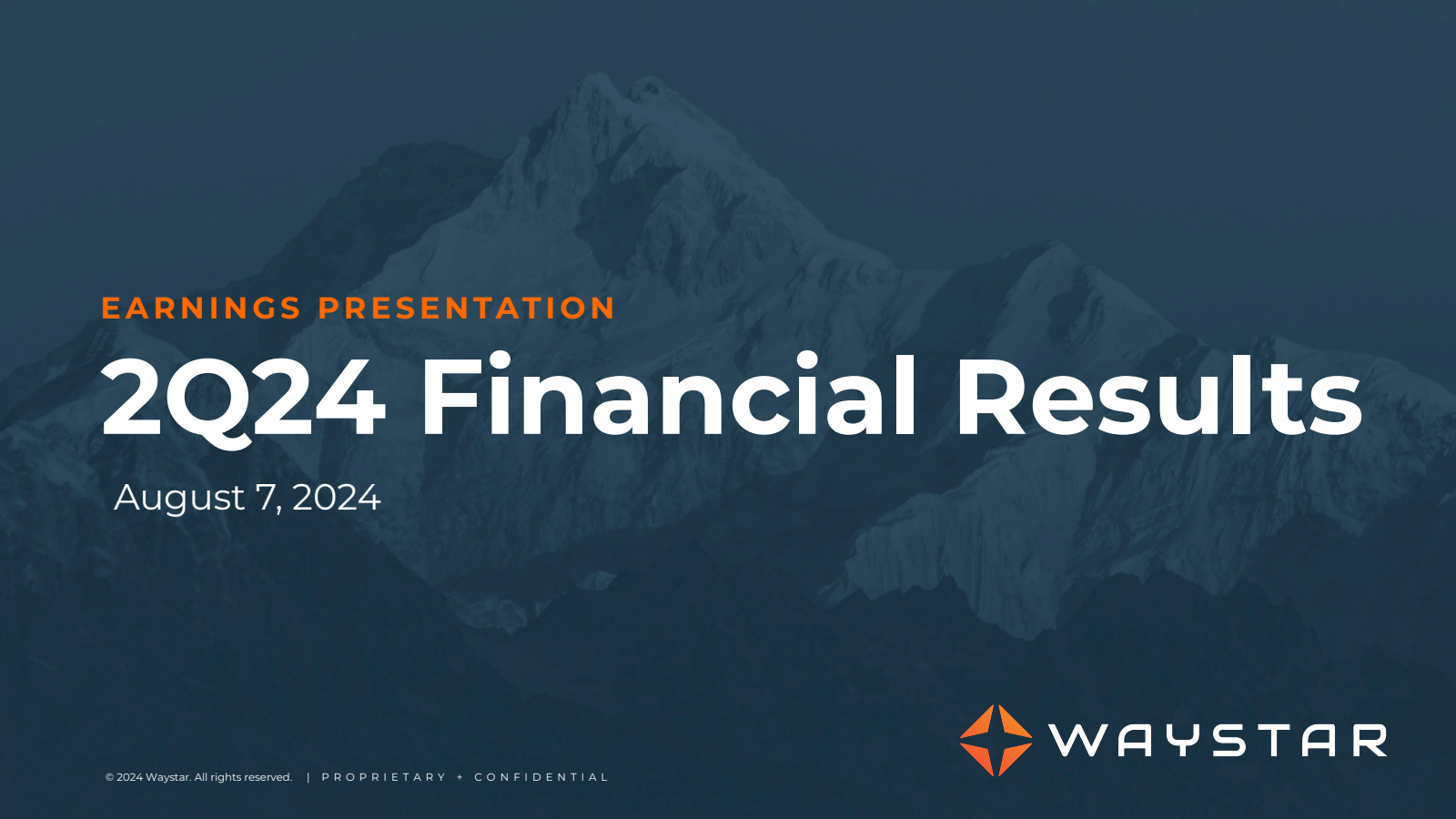 Waystar Reports WAY Q2 2024 Earnings Report on 8/7/2024