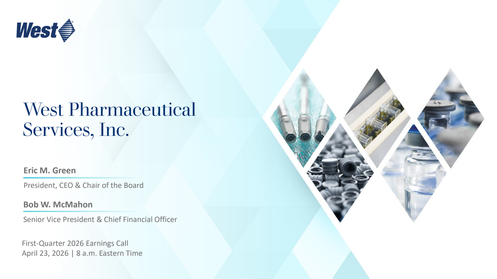 West Pharmaceutical Services' Q1 2026 Slide Deck