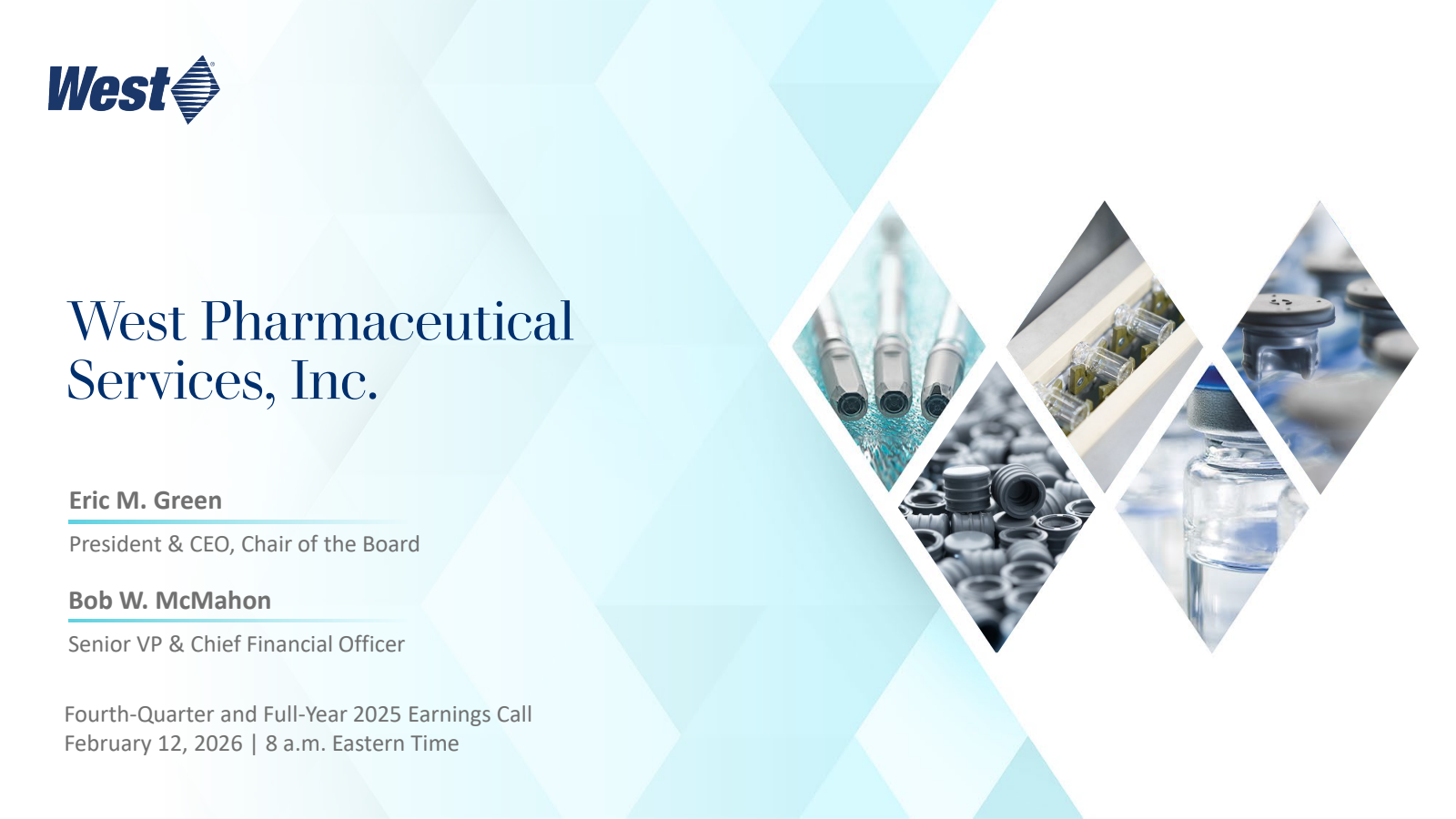 West Pharmaceutical Services' Q4 2025 Slide Deck
