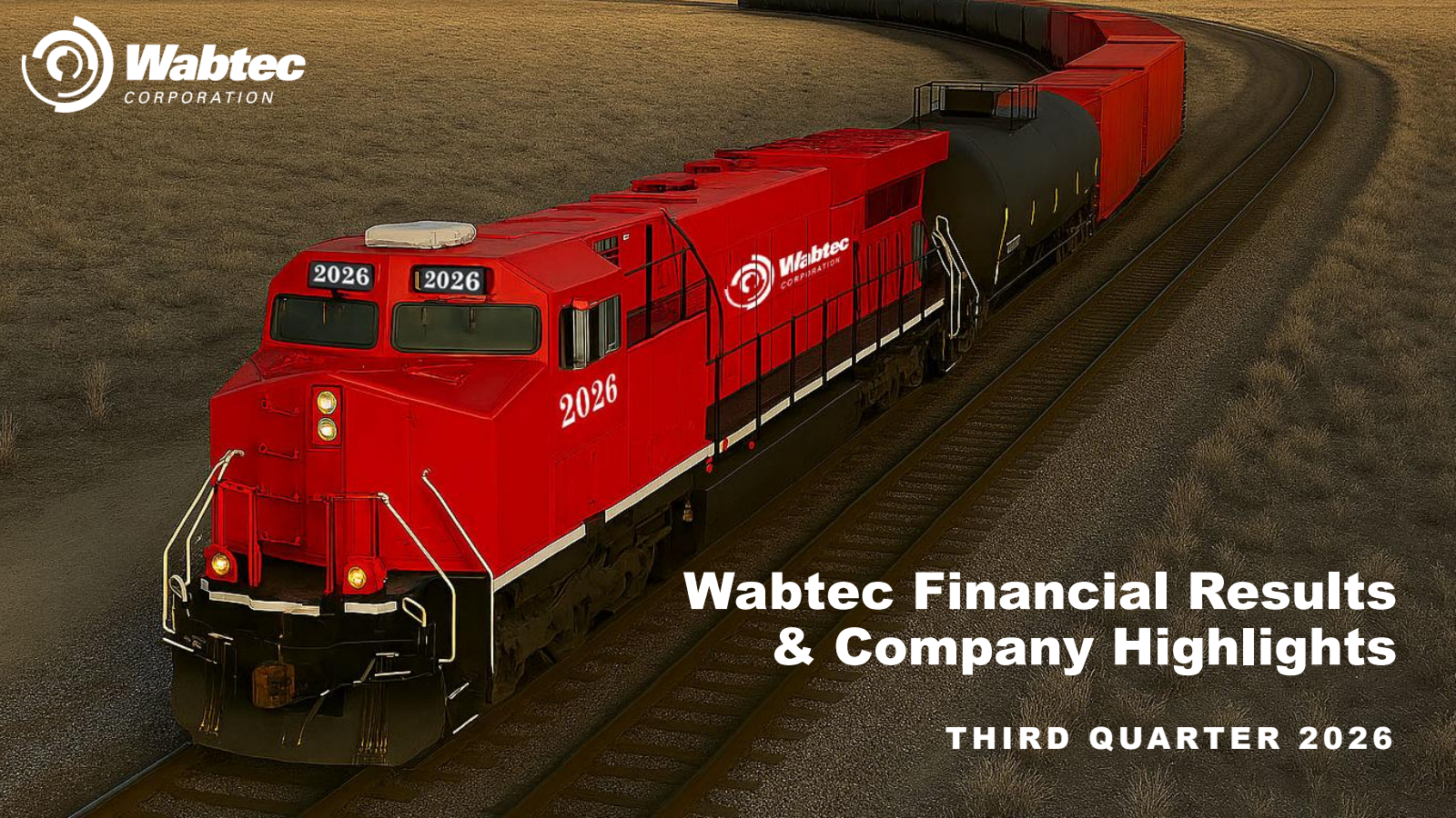 Wabtec's Q3 2026 Slide Deck