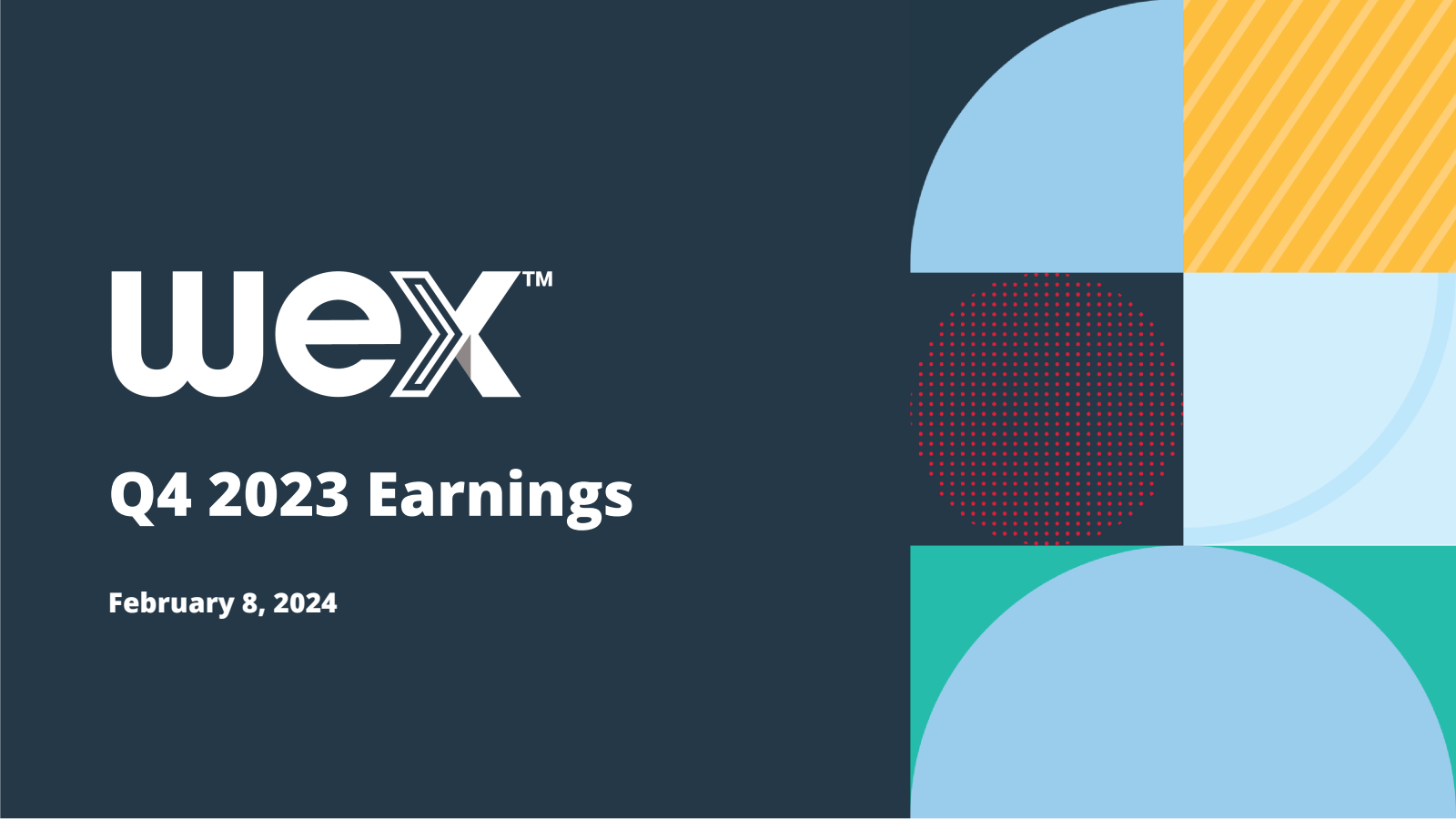 WEX's Q4 2023 Slide Deck