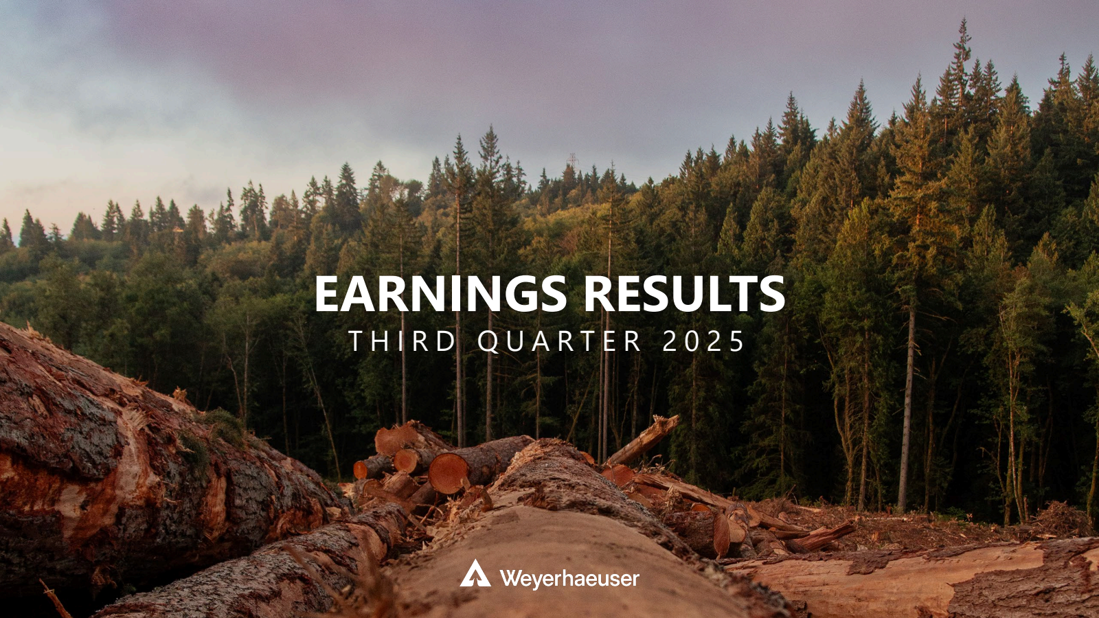 Weyerhaeuser's Q3 2025 Slide Deck