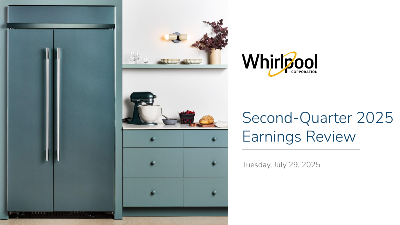 Whirlpool's Q2 2025 Slide Deck