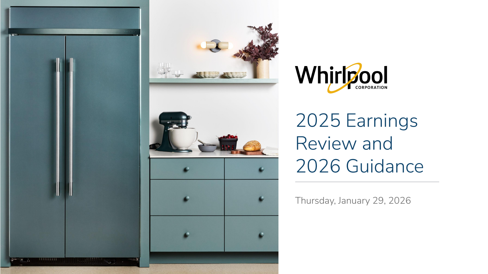 Whirlpool's Q4 2025 Slide Deck