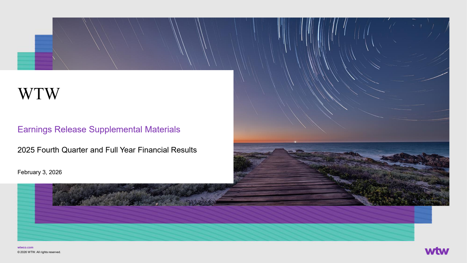 Willis Towers Watson Public's Q4 2025 Slide Deck