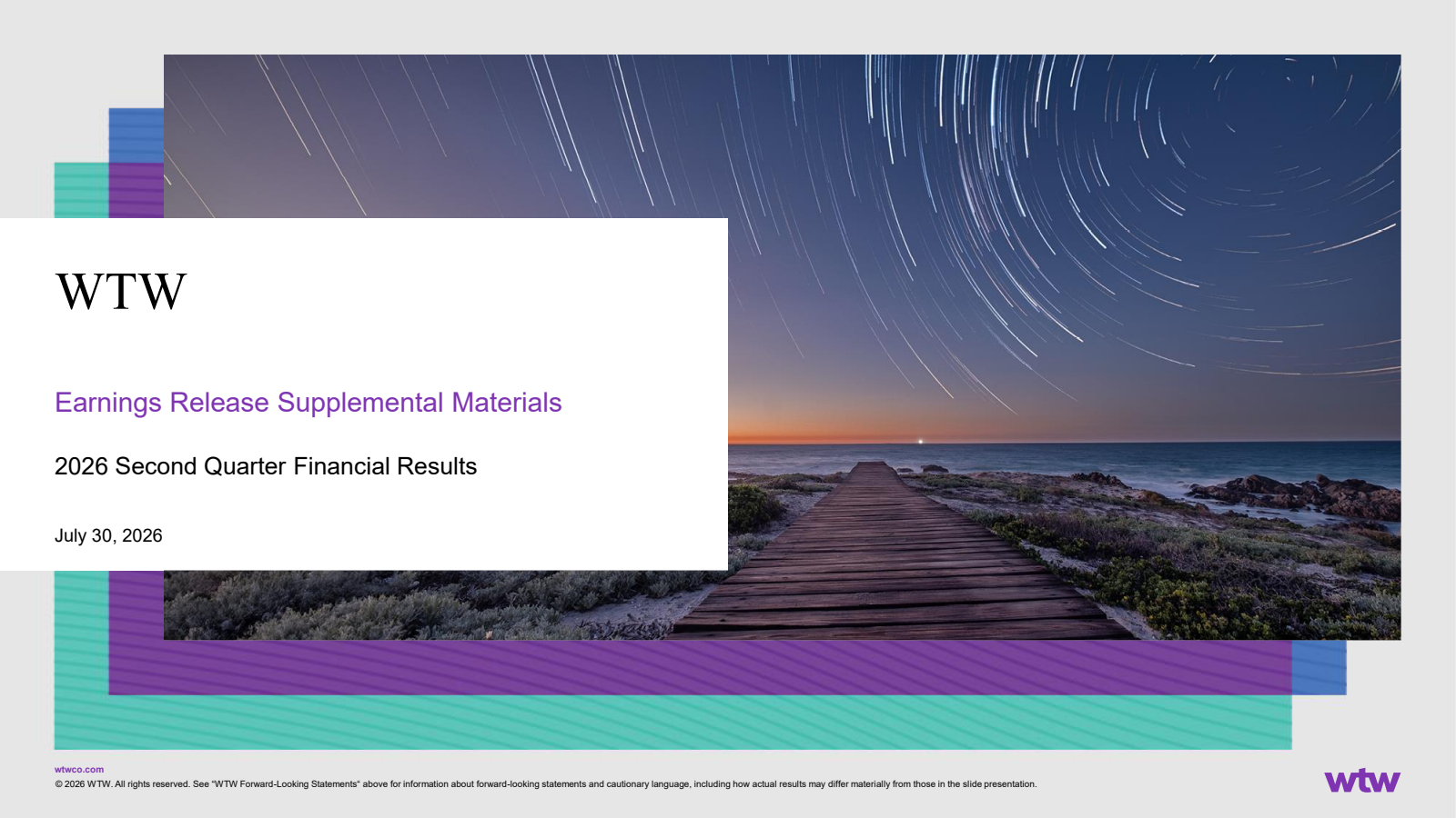 Willis Towers Watson Public's Q2 2026 Slide Deck