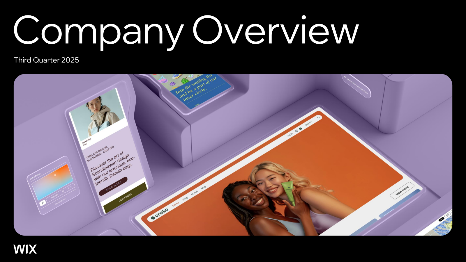 Wix.com's Q3 2025 Slide Deck