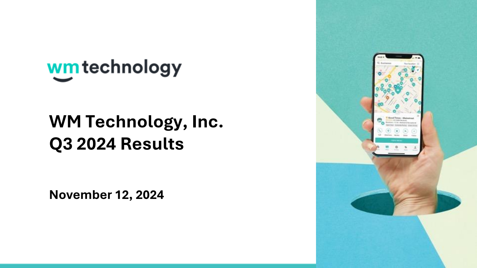 WM Technology's Q3 2024 Slide Deck