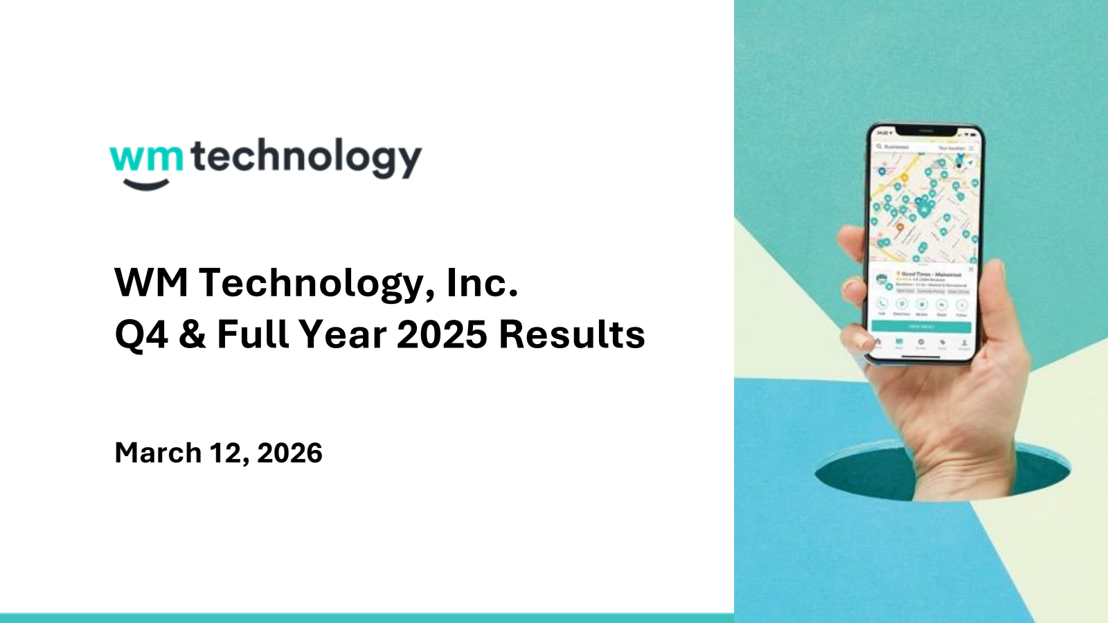 WM Technology's Q4 2025 Slide Deck