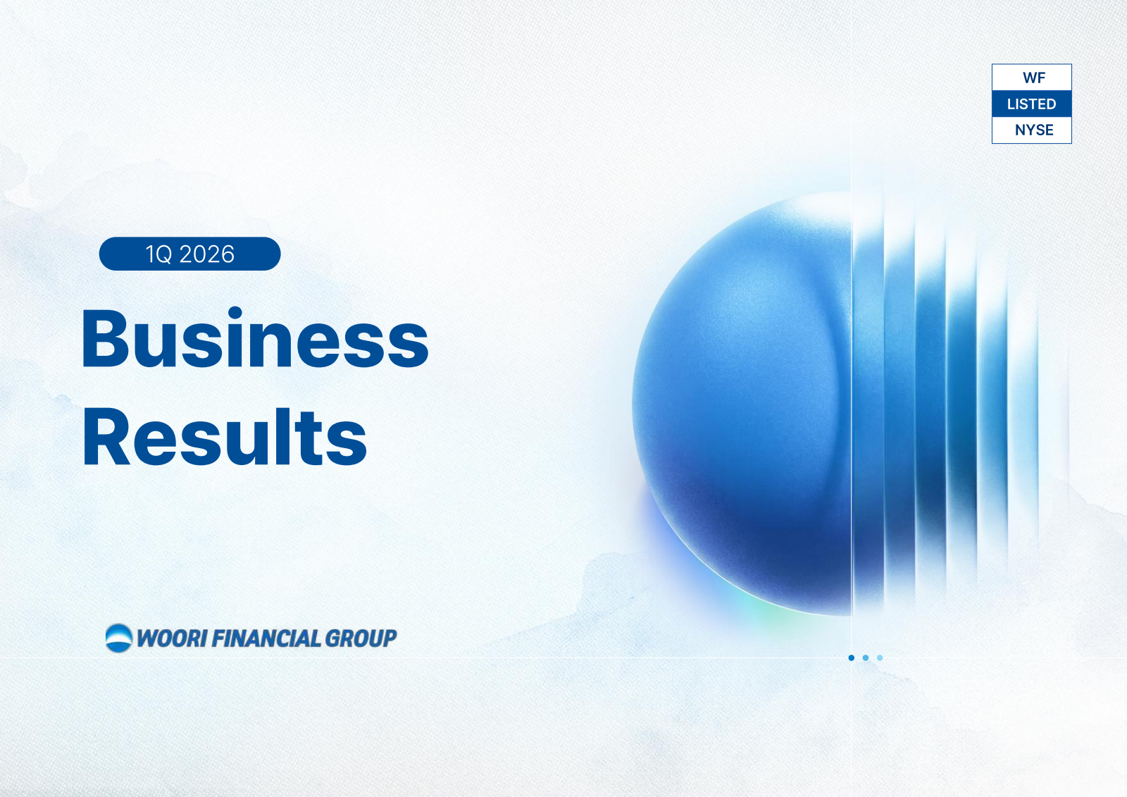 Woori Bank's Q1 2026 Slide Deck