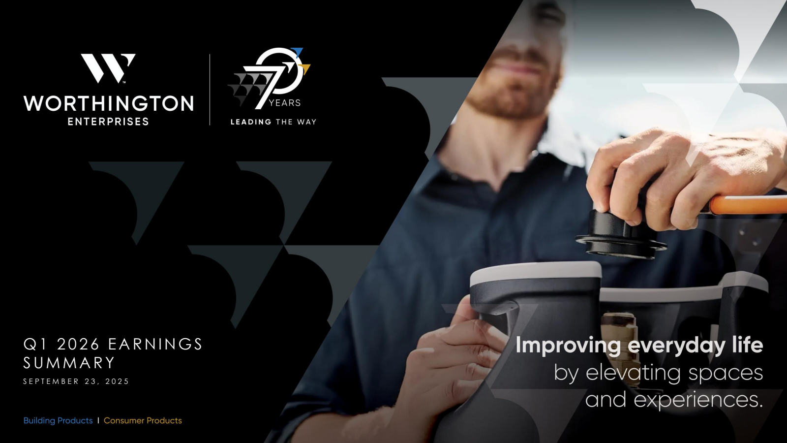 Worthington Enterprises' Q1 2026 Slide Deck