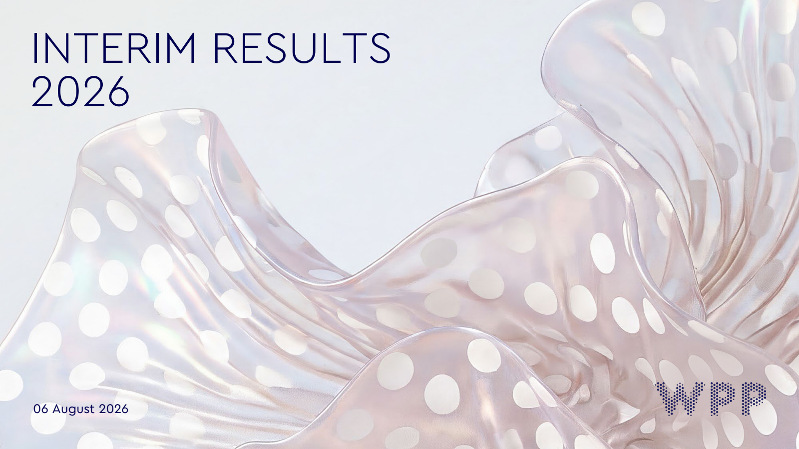 WPP's H1 2026 Slide Deck