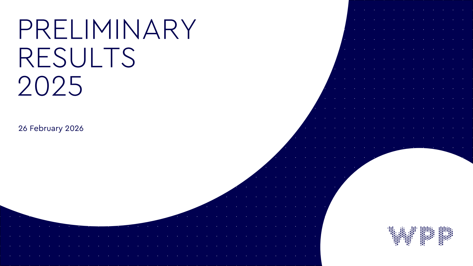 WPP's H2 2025 & Strategy update Slide Deck