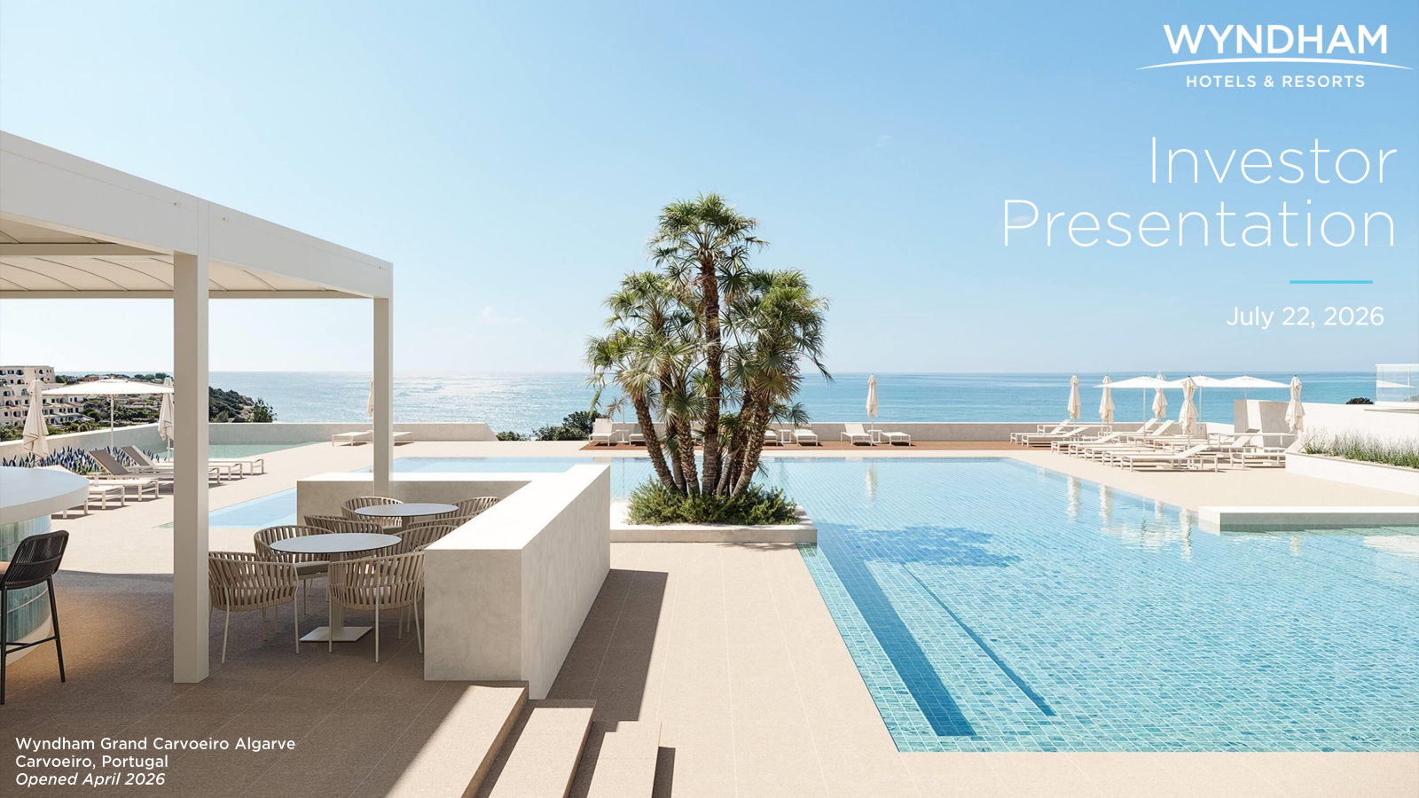 Wyndham Hotels & Resorts' Q2 2026 Slide Deck