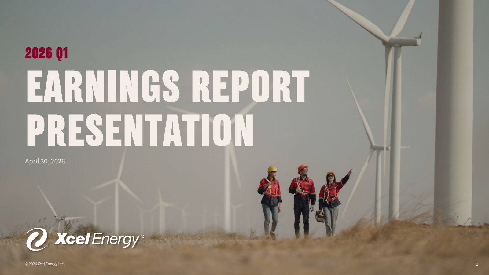 Xcel Energy's Q1 2026 Slide Deck