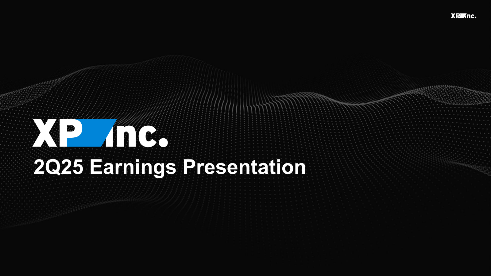 XP's Q2 2025 Slide Deck